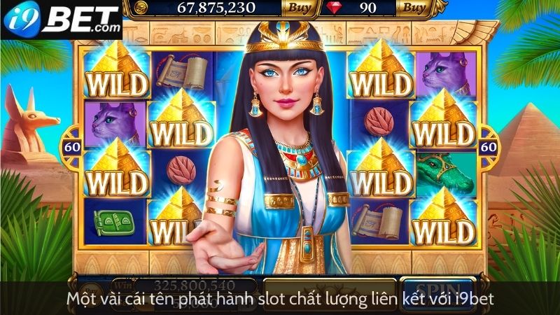 Một vài cái tên phát hành slot chất lượng liên kết với i9bet